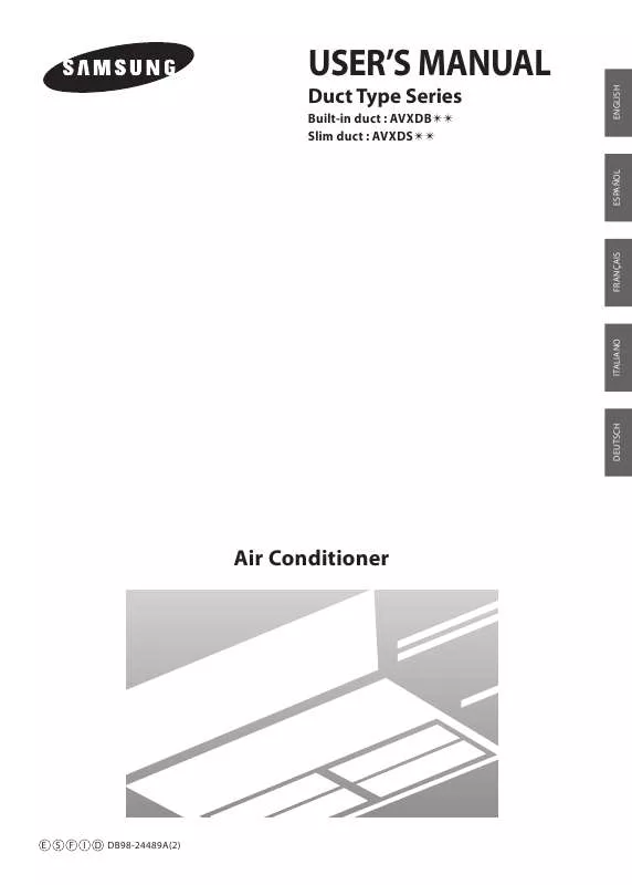 Mode d'emploi SAMSUNG AV-MDSH140EA