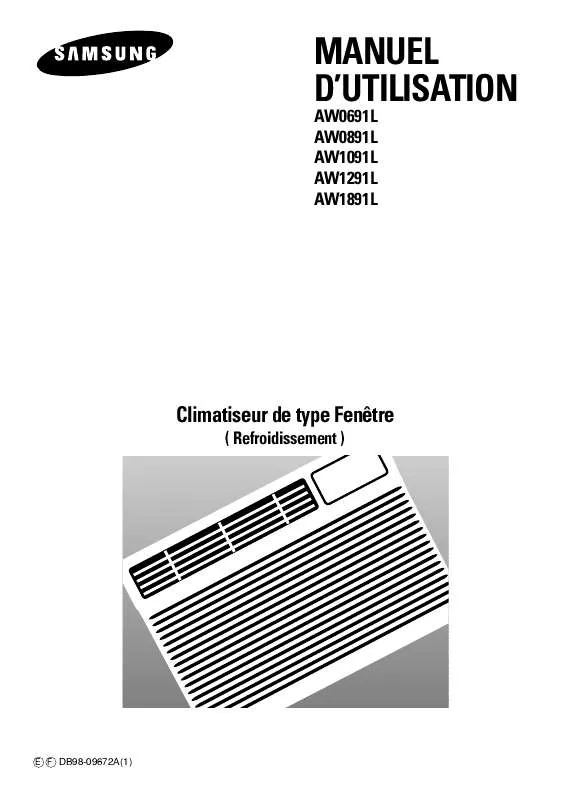 Mode d'emploi SAMSUNG AW0591L