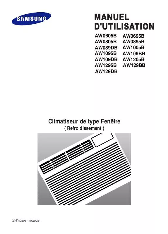 Mode d'emploi SAMSUNG AW0695B