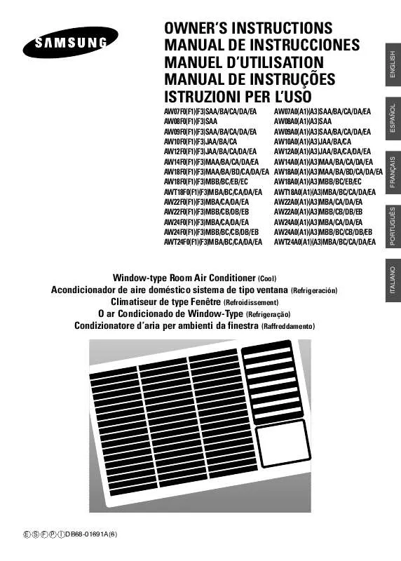 Mode d'emploi SAMSUNG AW07A0SE