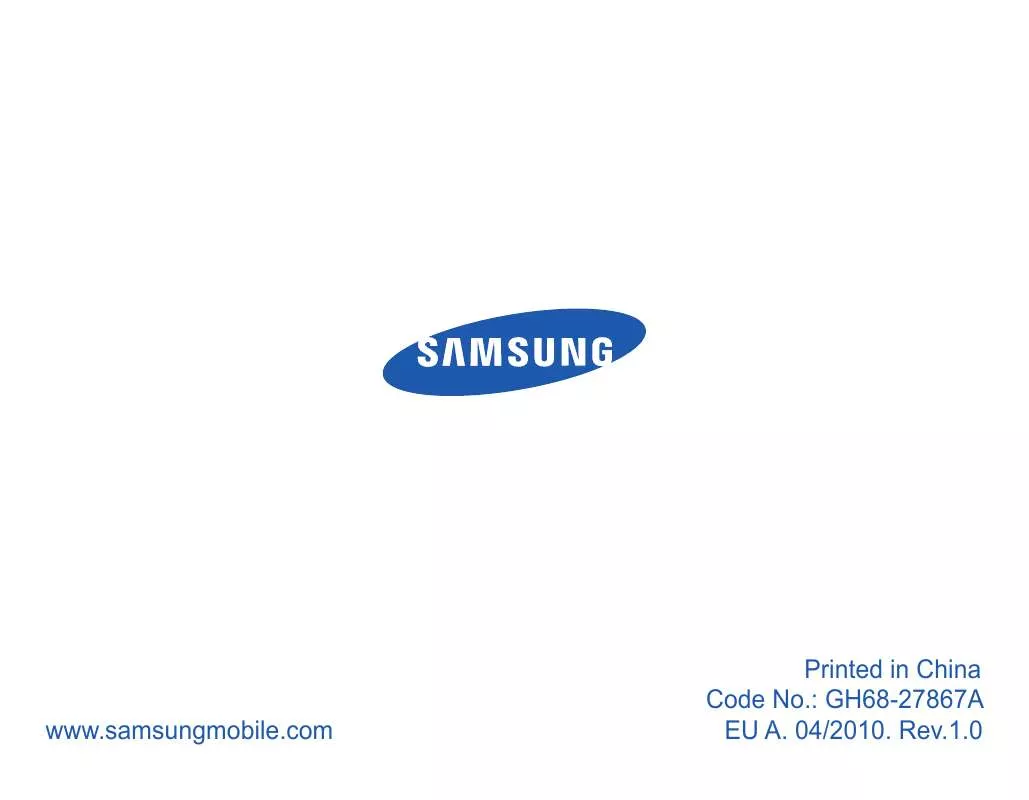 Mode d'emploi SAMSUNG BHM3500