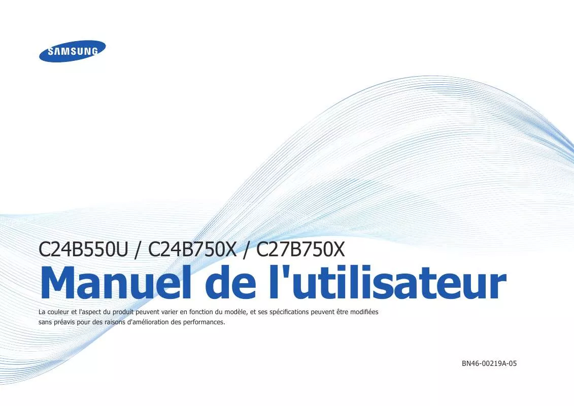 Mode d'emploi SAMSUNG C27B750X