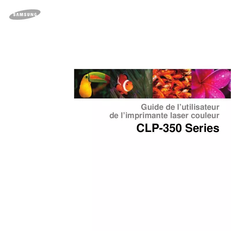 Mode d'emploi SAMSUNG CLP-350N-XAA