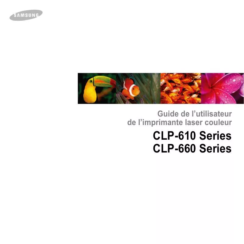 Mode d'emploi SAMSUNG CLP-610ND-SEE