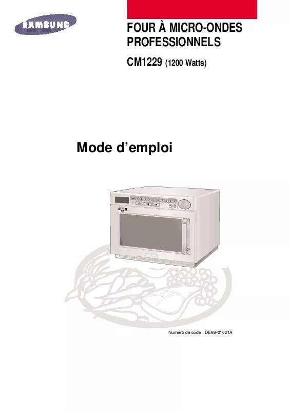 Mode d'emploi SAMSUNG CM1229