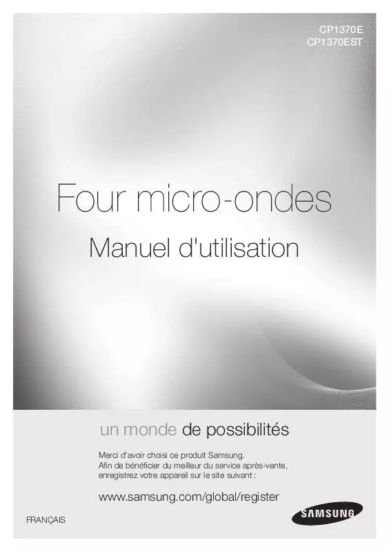 Mode d'emploi SAMSUNG CP1370EST