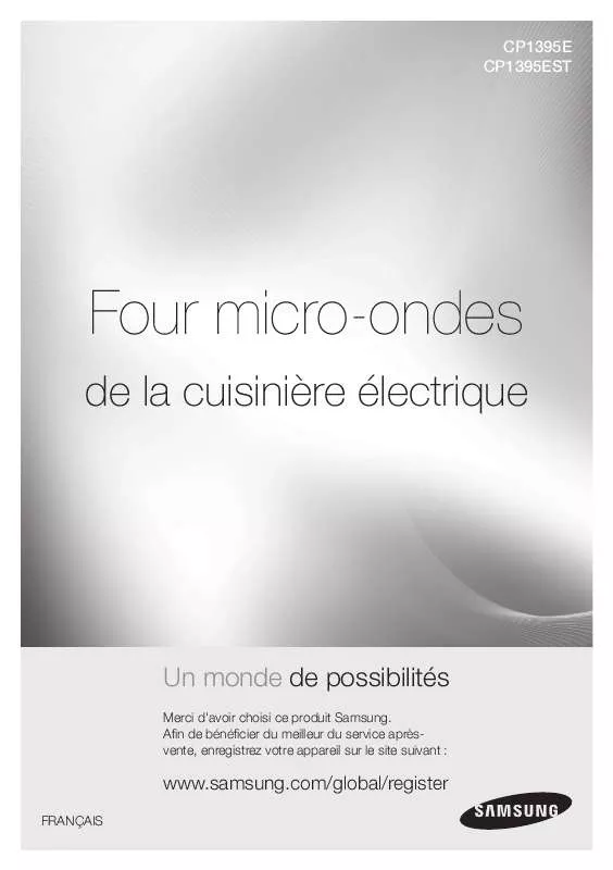 Mode d'emploi SAMSUNG CP1395EST