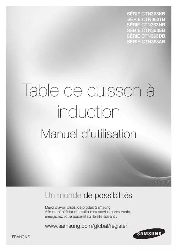 Mode d'emploi SAMSUNG CTN363KB01