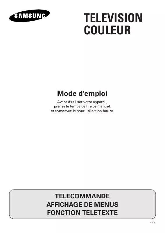 Mode d'emploi SAMSUNG CW-21A8VN