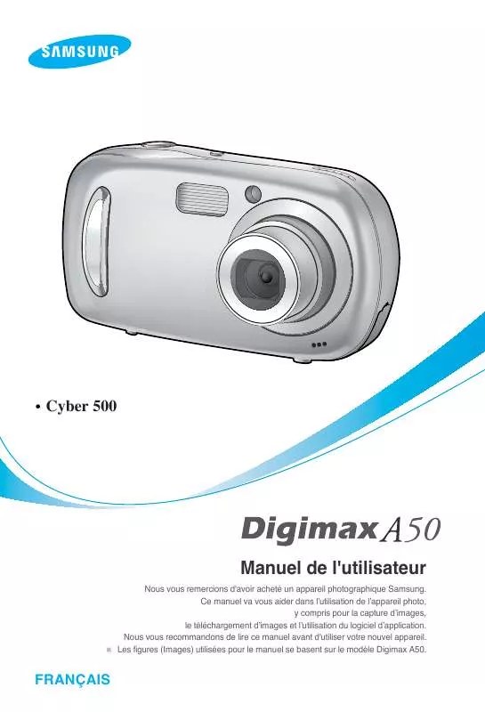 Mode d'emploi SAMSUNG DIGIMAXA50