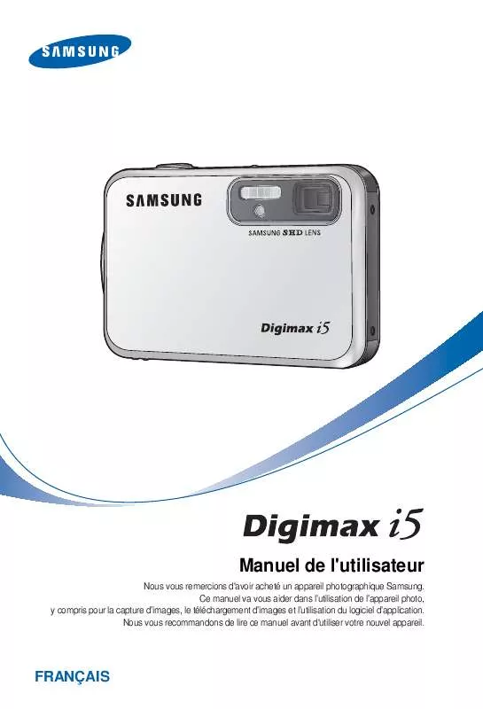 Mode d'emploi SAMSUNG DIGIMAXI5