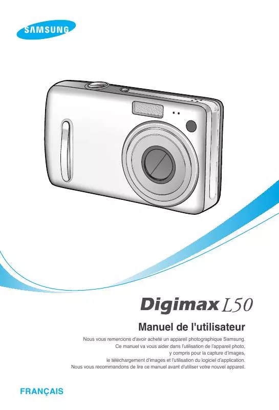 Mode d'emploi SAMSUNG DIGIMAXL50