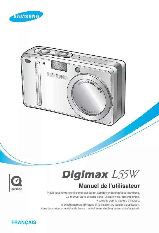 Mode d'emploi SAMSUNG DIGIMAXL55W