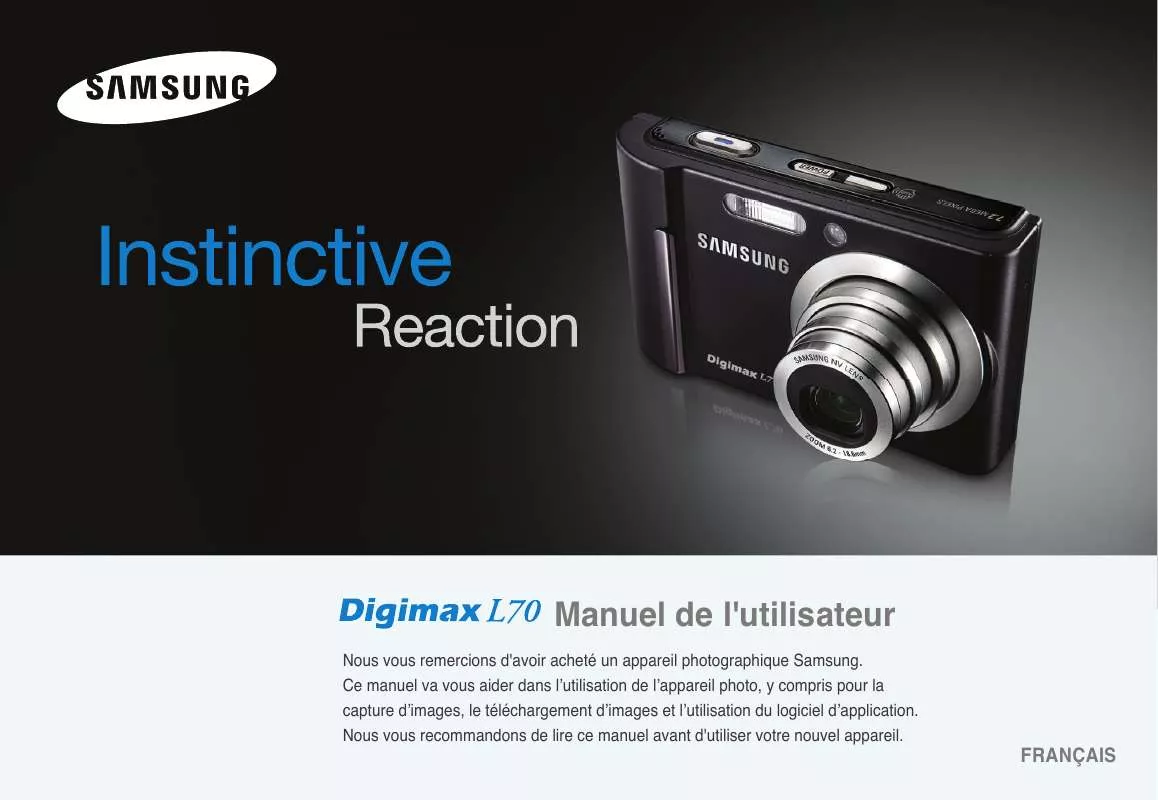 Mode d'emploi SAMSUNG DIGIMAXL70