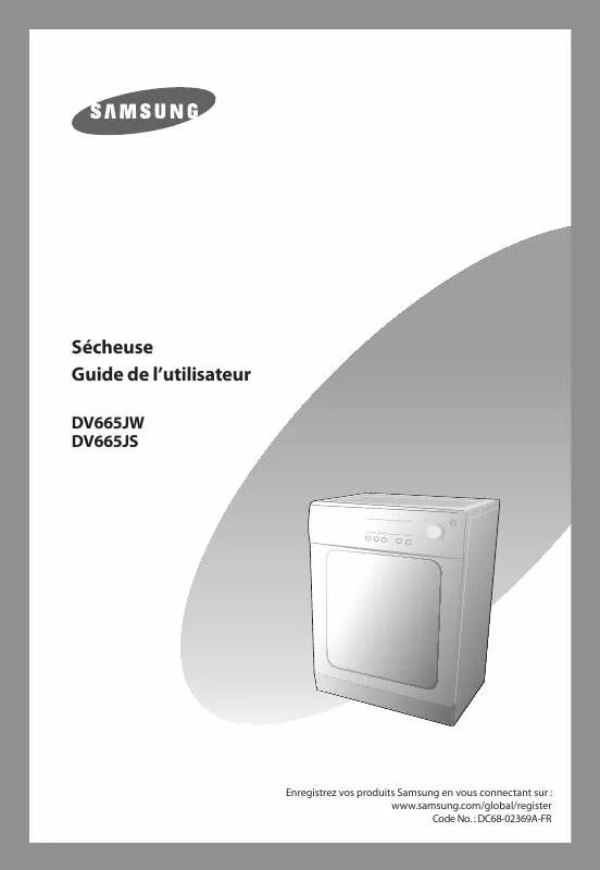 Mode d'emploi SAMSUNG DV665J