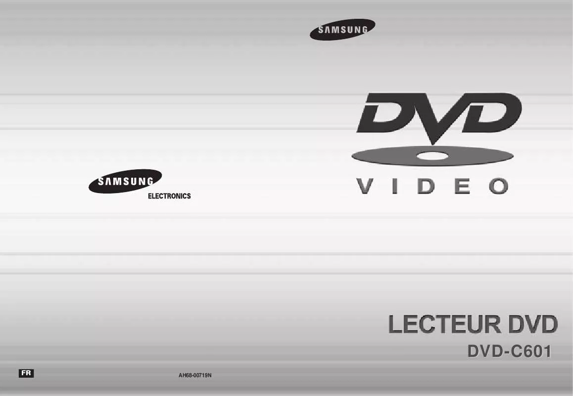 Mode d'emploi SAMSUNG DVD-C601