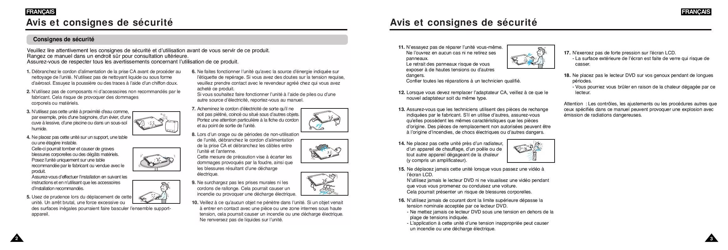 Mode d'emploi SAMSUNG DVD-L200