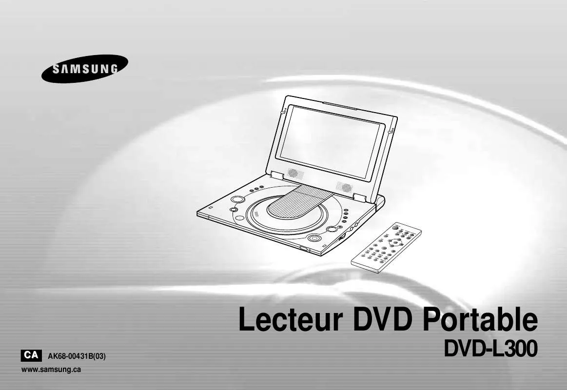 Mode d'emploi SAMSUNG DVD-L300