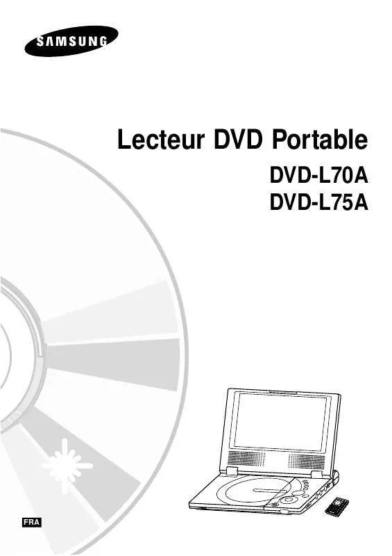 Mode d'emploi SAMSUNG DVD-L70A