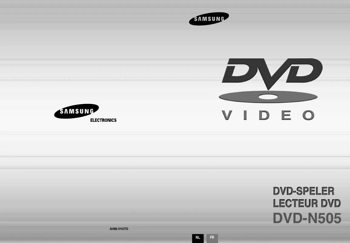 Mode d'emploi SAMSUNG DVD-N505