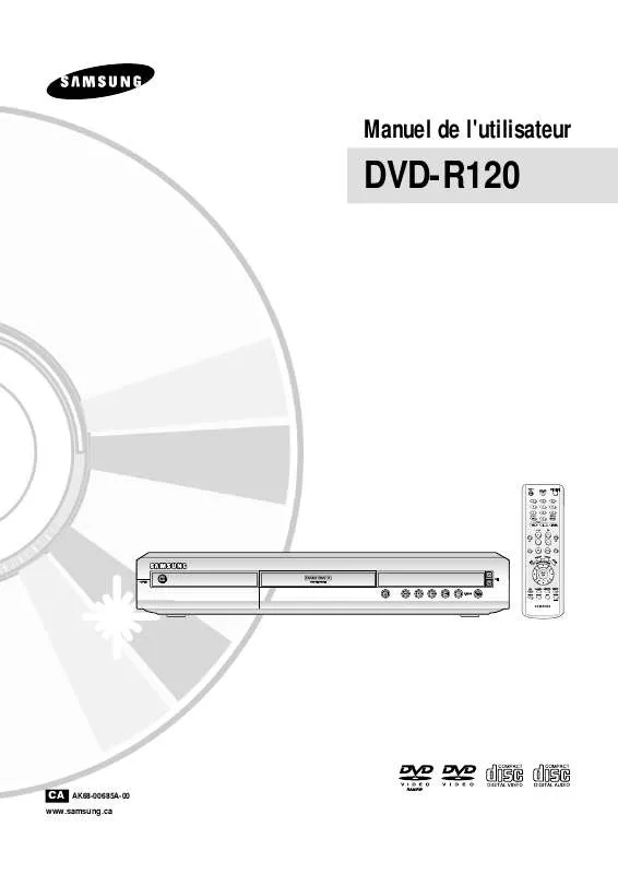 Mode d'emploi SAMSUNG DVD-R120