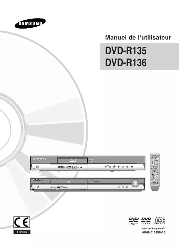 Mode d'emploi SAMSUNG DVD-R136