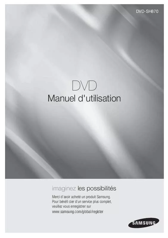 Mode d'emploi SAMSUNG DVD-SH870