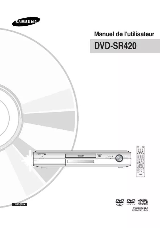 Mode d'emploi SAMSUNG DVD-SR420