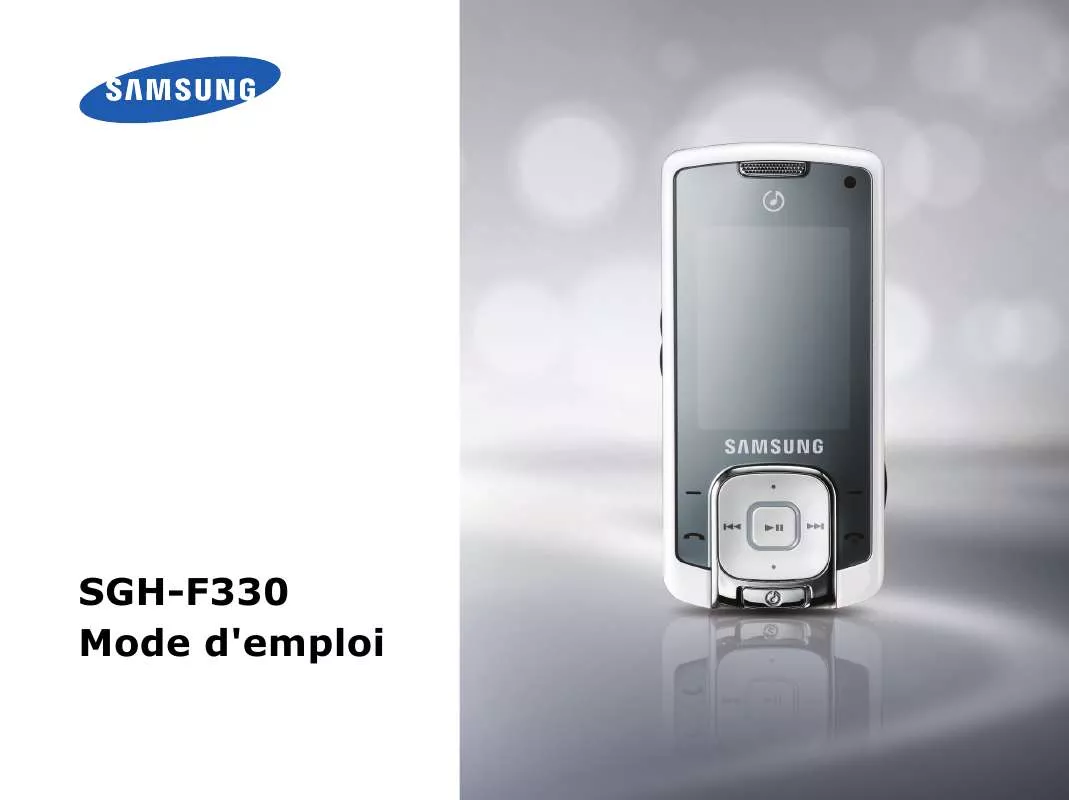 Mode d'emploi SAMSUNG F330