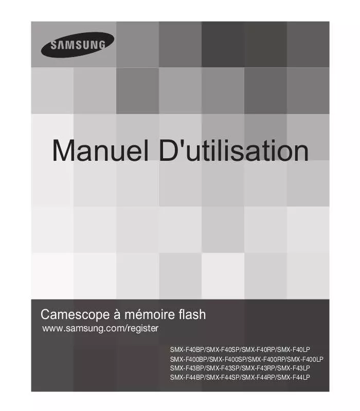 Mode d'emploi SAMSUNG F40 BLACK