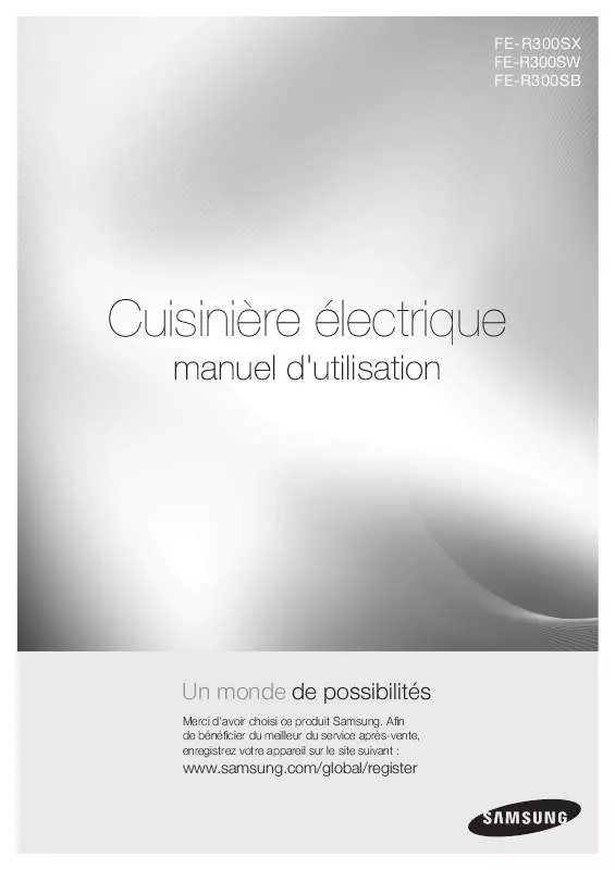 Mode d'emploi SAMSUNG FE-R300SW