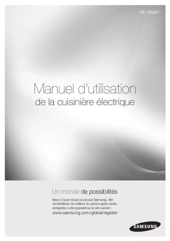 Mode d'emploi SAMSUNG FE-R500WB