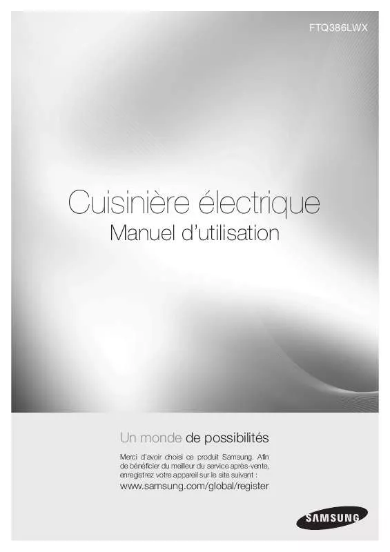 Mode d'emploi SAMSUNG FTQ386LWX