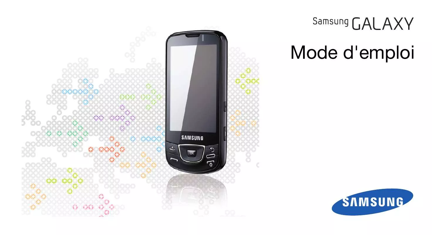 Mode d'emploi SAMSUNG GALAXY I7500