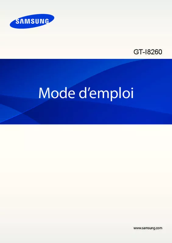 Mode d'emploi SAMSUNG GALAXY CORE 4.3 POUCES - GT-I8260