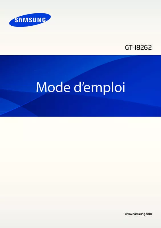 Mode d'emploi SAMSUNG GALAXY CORE DUOS 4.3 POUCES - GT-I8262