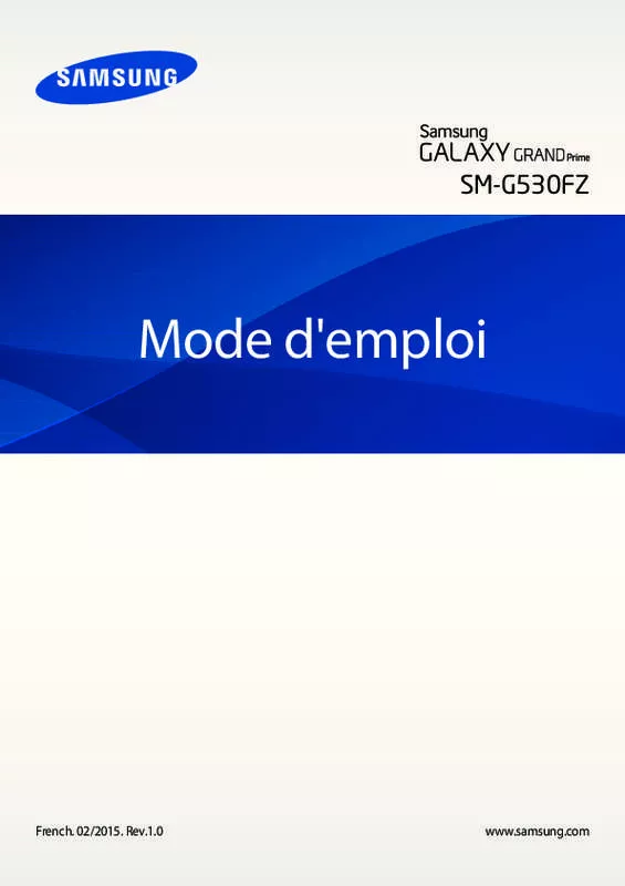 Mode d'emploi SAMSUNG GALAXY GRAND PRIME