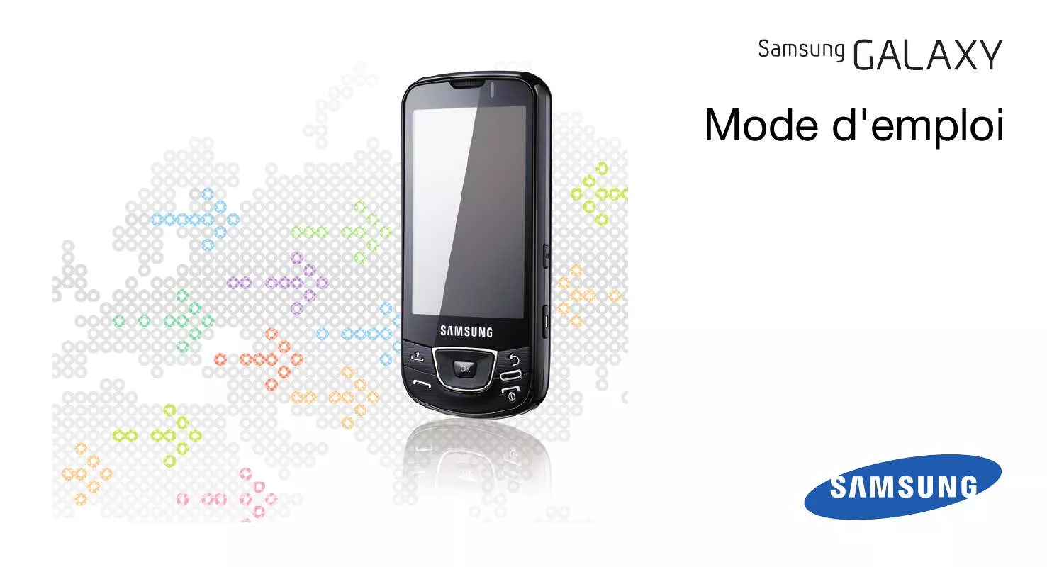 Mode d'emploi SAMSUNG GALAXY GT-I7500