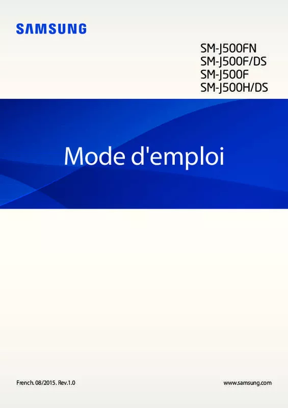 Mode d'emploi SAMSUNG GALAXY J54G 5 POUCES -SM-J500FN