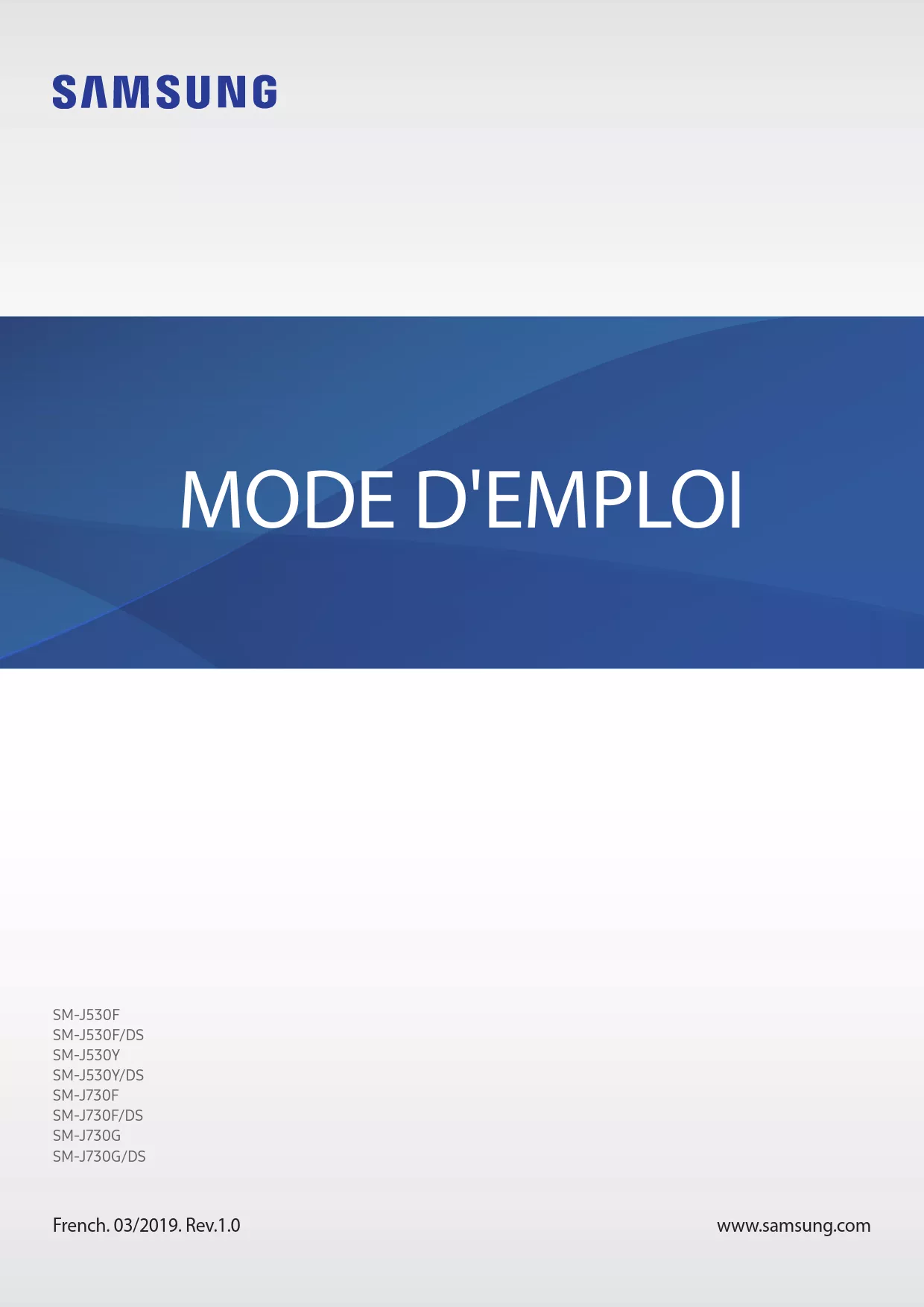 Mode d'emploi SAMSUNG GALAXY J7