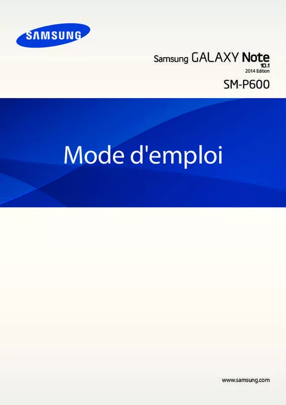 Mode d'emploi SAMSUNG GALAXY NOTE 2014 EDITION (10.1, WI-FI)