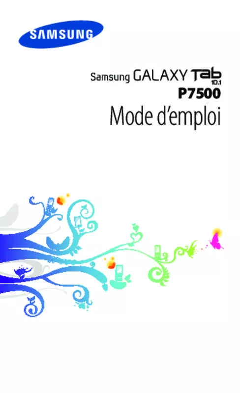 Mode d'emploi SAMSUNG GALAXY TAB (10.1)