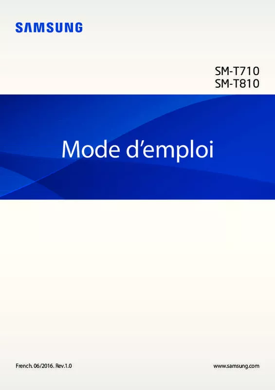 Mode d'emploi SAMSUNG GALAXY TAB S2 9.7 SM-T810