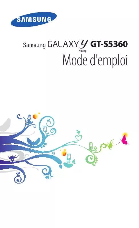 Mode d'emploi SAMSUNG GALAXY Y GT-S5360