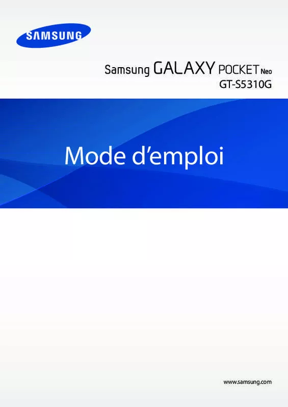 Mode d'emploi SAMSUNG GT-S5310G