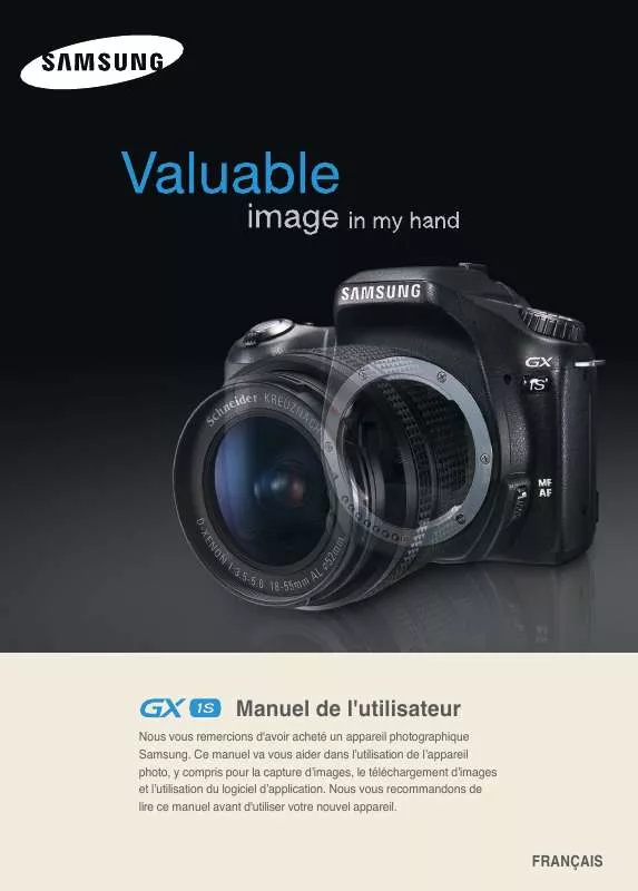 Mode d'emploi SAMSUNG GX-1S