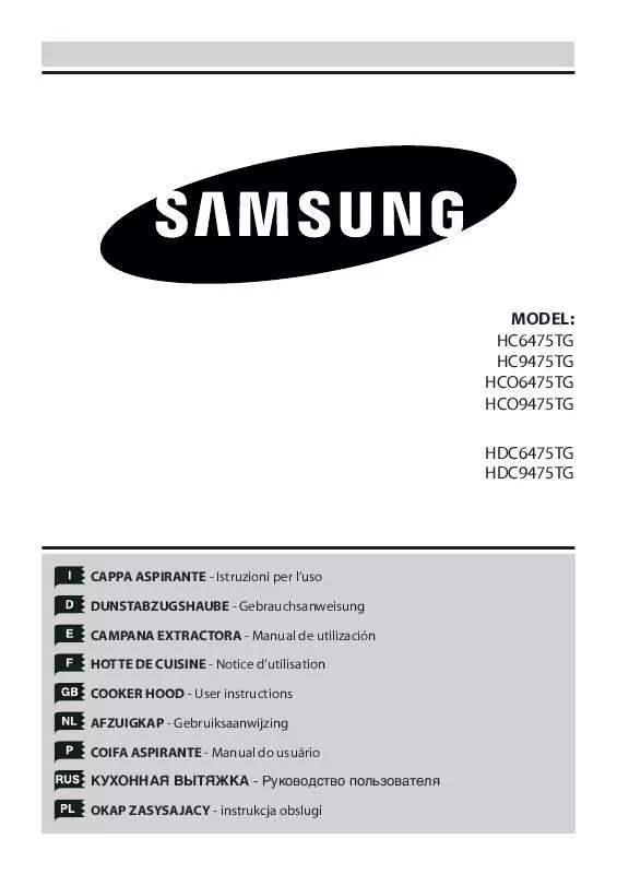 Mode d'emploi SAMSUNG HCO6475TG