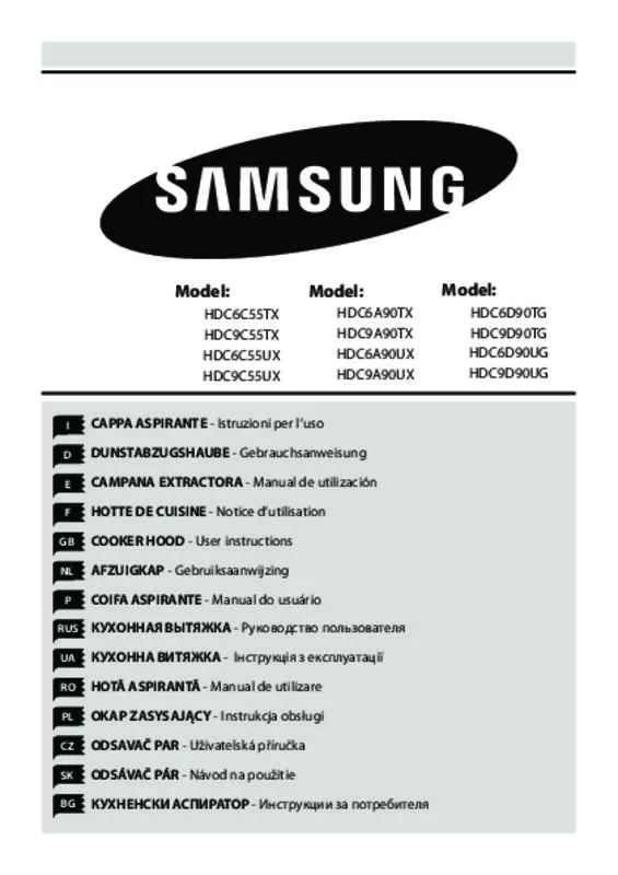 Mode d'emploi SAMSUNG HDC9A90UX