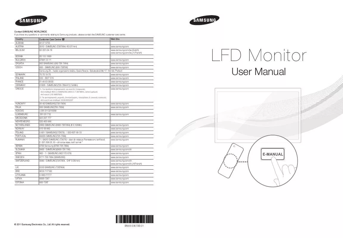 Mode d'emploi SAMSUNG HE40A