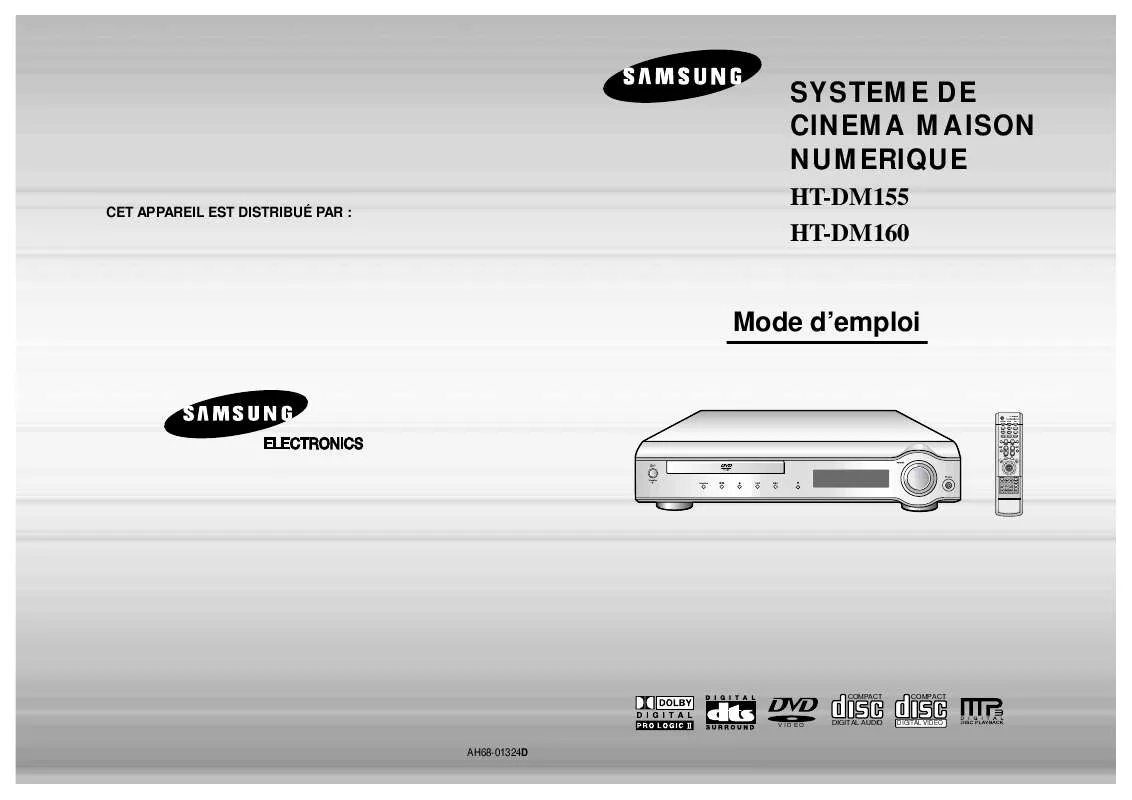 Mode d'emploi SAMSUNG HT-DM160